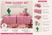 Unboxing Studios - Pink Glossy Set