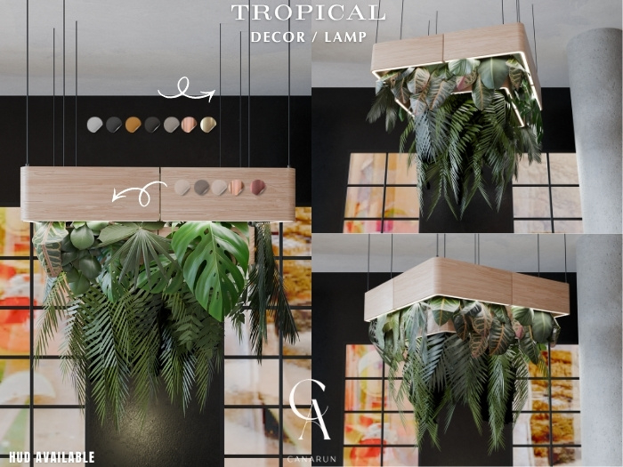 Tropical Decor Lamp  - CANARUN - (Rezzme)