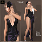 SAS - Pommeline Aubergine Gown