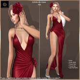 SAS - Pommeline Red Gown