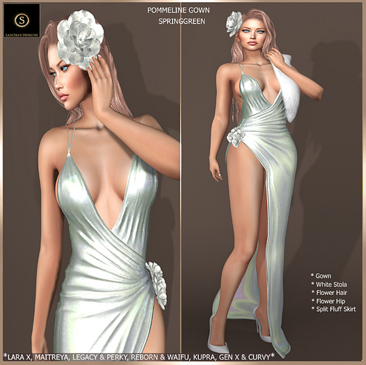 SAS - Pommeline SpringGreen Gown  