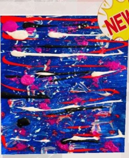 "Running Lines" - Abstract Painting