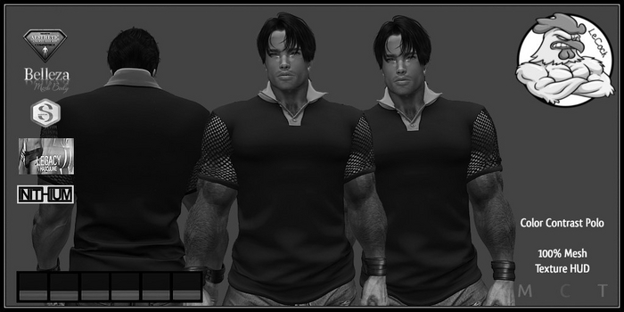 LeCock - Color Contrast Polo DEMO