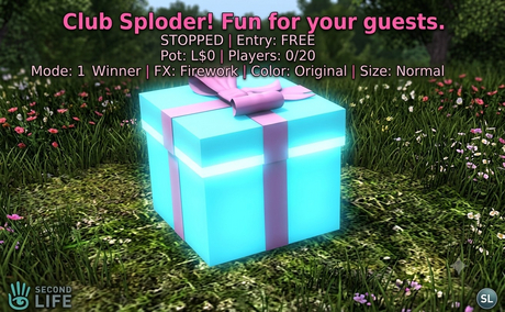 Sploder Gift Box + Winner Hologram — All-in-One Party Giveaway Script [FULL PERM / COPY / MOD]