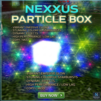 KDS - Nexxus Particle Box – FULL PERM Sci-Fi Particle FX + Textures & Scripts
