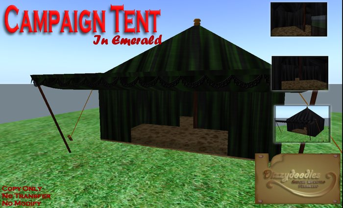 Campaign Tent Green