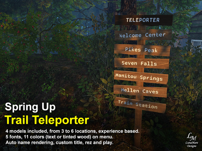 Trail Sign Teleporter