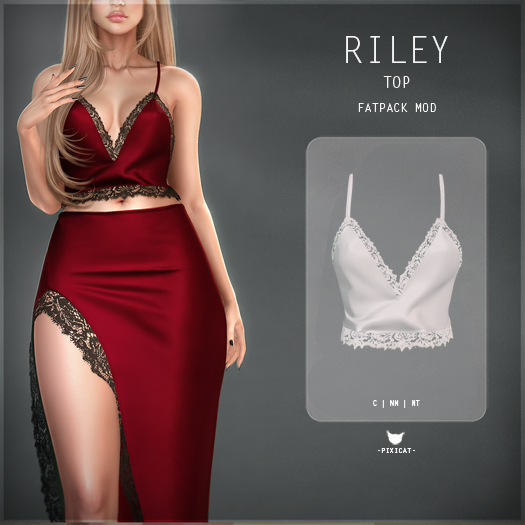 -Pixicat- Riley Top (White)