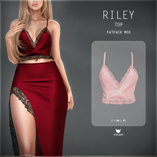 -Pixicat- Riley Top (Pink)
