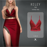-Pixicat- Riley Top (Red)