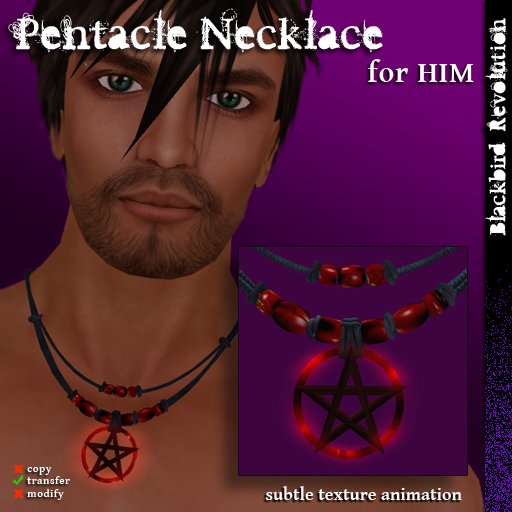 Pentacle necklace for HIM