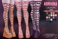 *B.D.R.* Adriana -Lace Up Wedges- (Velvet)