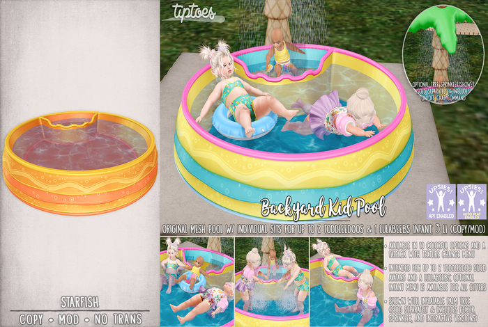 . tiptoes - Backyard Kid Pool - Starfish