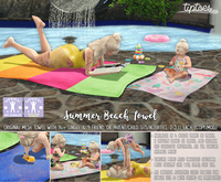 . tiptoes - Summer Beach Towel - FP