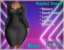 [R39] Kayla2 Dress-Black