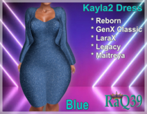 [R39] Kayla2 Dress-Blue