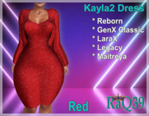 [R39] Kayla2 Dress-Red