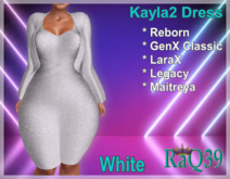 [R39] Kayla2 Dress-White