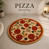 Pizza Round Rug