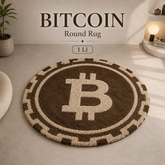 Bitcoin Round Rug