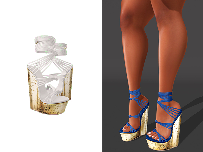 [Brior] Rory Wedge Heels - (White)