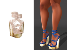 [Brior] Rory Wedge Heels - (Tan)