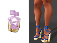 [Brior] Rory Wedge Heels - (Purple)