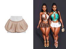[Brior] Rory Balloon Skirt - (Nude)