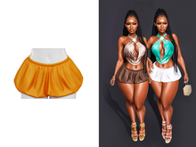 [Brior] Rory Balloon Skirt - (Orange)