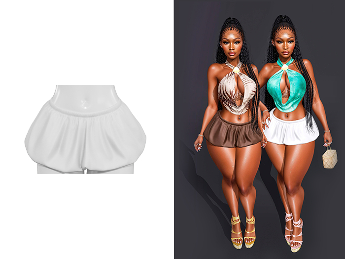 [Brior] Rory Balloon Skirt - (White)