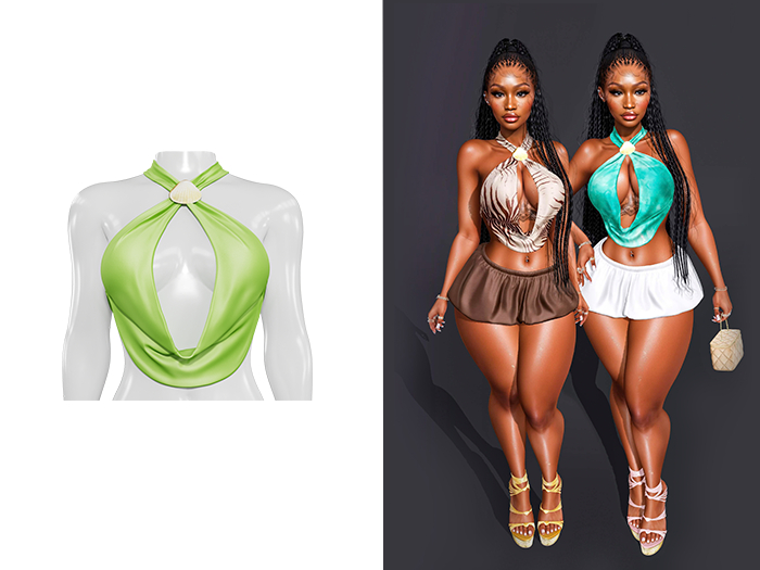 [Brior] Rory Halter Top - (Green)
