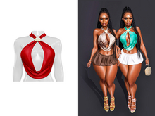 [Brior] Rory Halter Top - (Red)