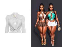 [Brior] Rory Halter Top - (White)