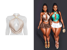 [Brior] Rory Halter Top - (Tan)