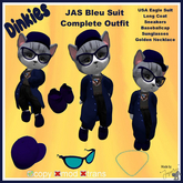 *JAS* Dinkies Bleu Suit