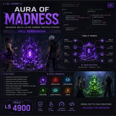 Aura of Madness LSL Script – Advanced Multi-Layer Horror Particle Aura System with Madness Pulse, Linked Emitters