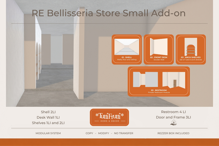 *TuttiFrutti* RE Store Small (Long) Add-on
