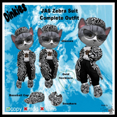 *JAS* Dinkies Zebra Suit