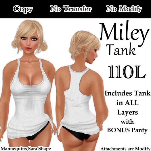 Short & Sweet Miley Tank