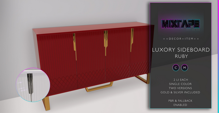 MIXTAPE - luxory sideboard ruby 