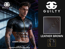 Guilty 206 Khern Jacket-09 Leather Brown