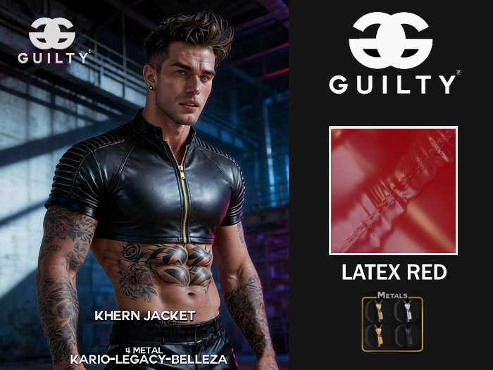 Guilty 206 Khern Jacket-13 Latex Red