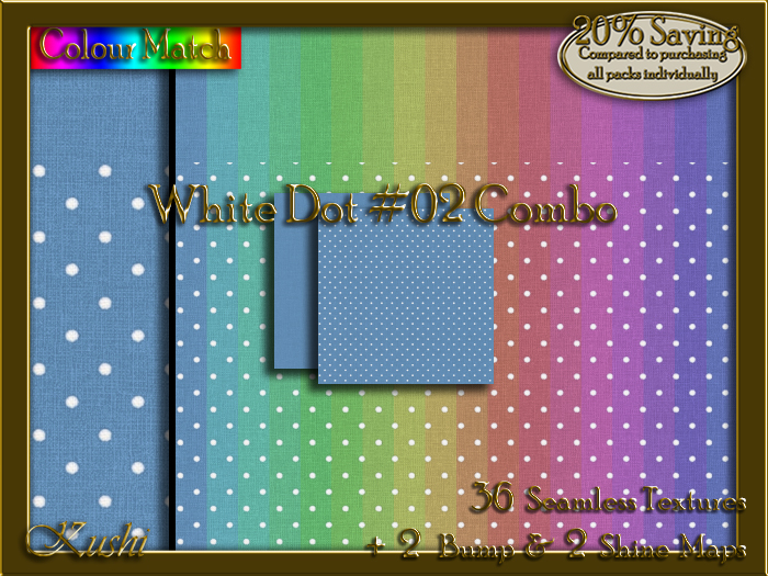 White Dot #02 COMBO Texture Bundle