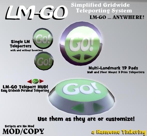 LM-GO Landmark Teleporter System