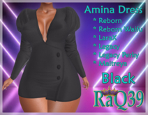 [R39] Amina Dress-Black