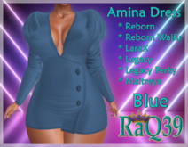 [R39] Amina Dress-Blue