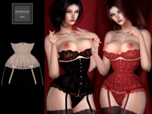 DENISE CREAM Maitreya LaraX Corset ebody reborn corset waifu corset