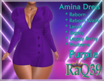 [R39] Amina Dress-Purple