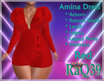 [R39] Amina Dress-Red