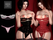 DENISE BLUSH PINK Maitreya LaraX open bra ebody reborn open bra waifu open bra